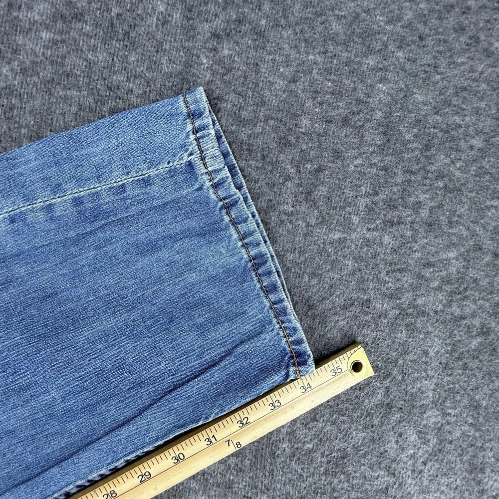 Vintage Levis Jeans Mens 38x34 Light Wash‎ Blue 505 Regular Fit Straight Leg